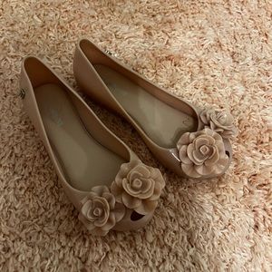 Mini Melissa Nude Flats size 13